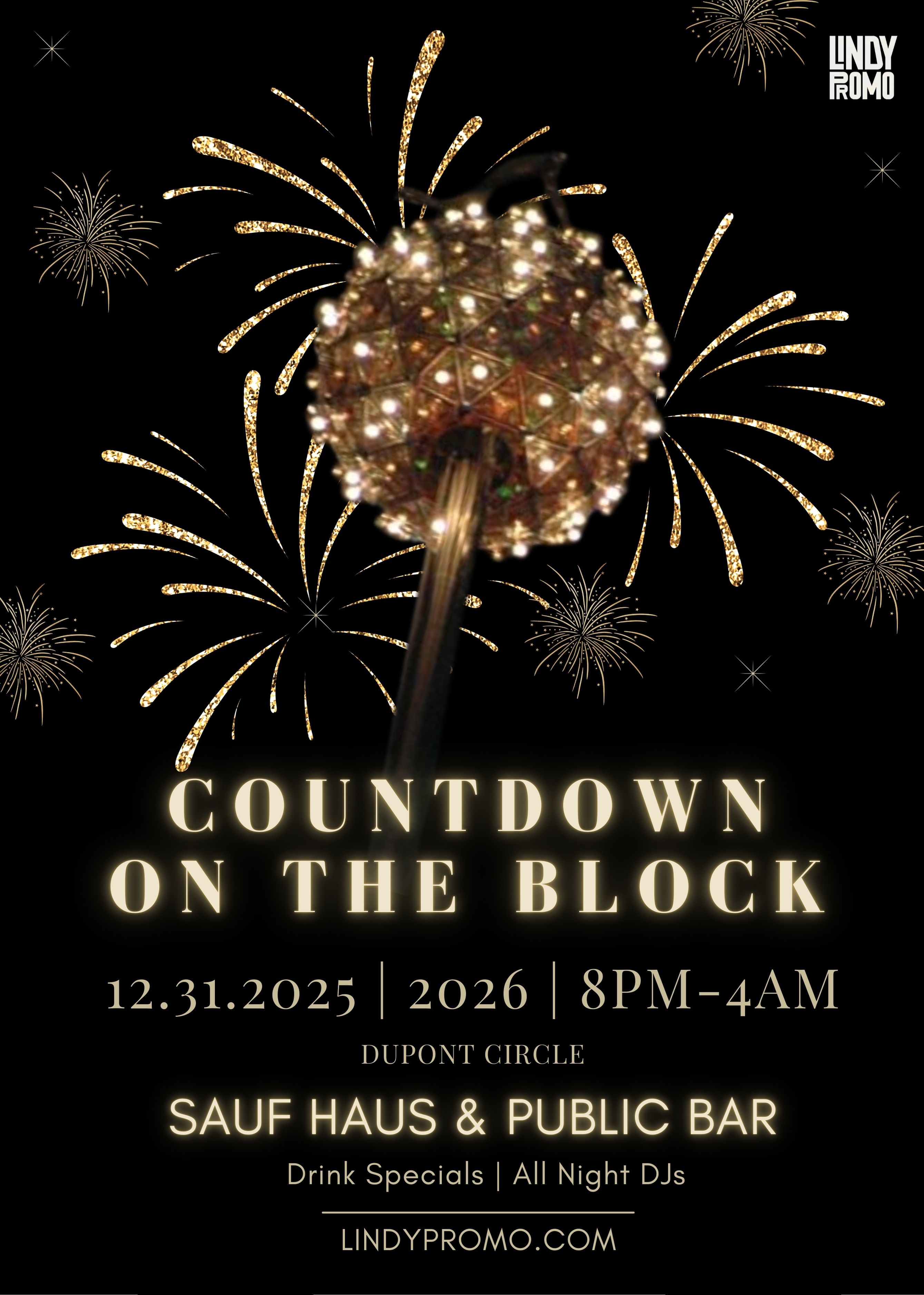 Dupont Circle's Countdown On The Block NYE26 Block Party 