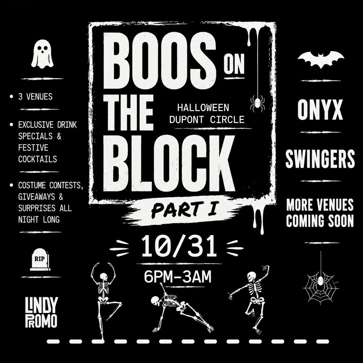 DC Dupont Circle's Boos on the Block Part 1 Halloween Block Party 10/31
