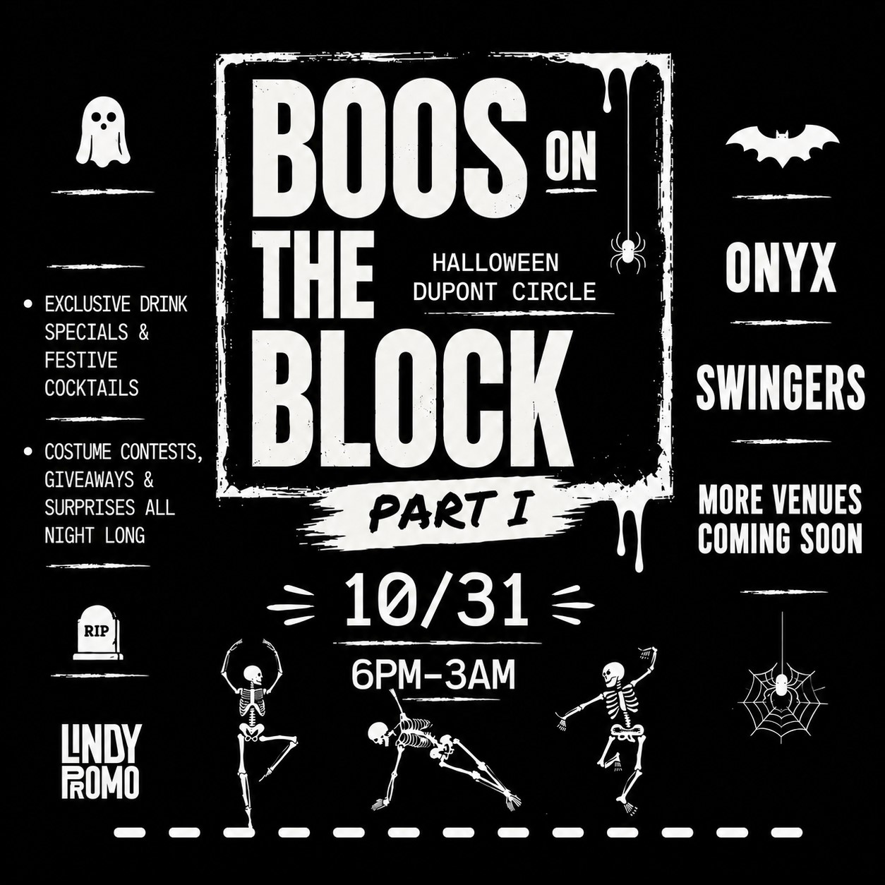 DC Dupont Circle's Boos on the Block Part 1 Halloween Block Party 10/31