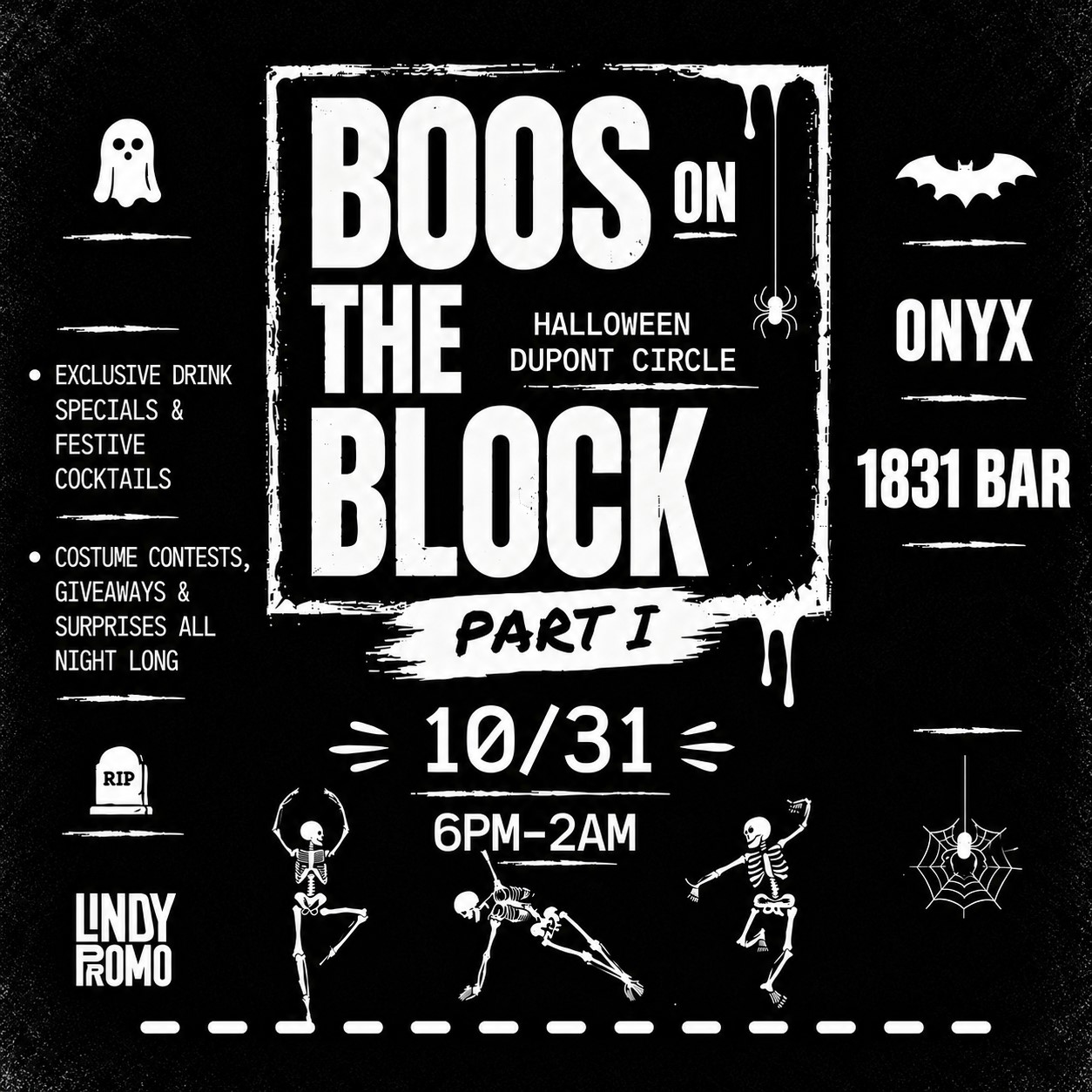 DC Dupont Circle's Boos on the Block Part 1 Halloween Block Party 10/31