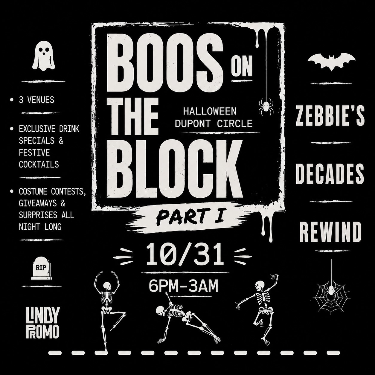 DC Dupont Circle's Boos on the Block Part 1 Halloween Block Party 10/31
