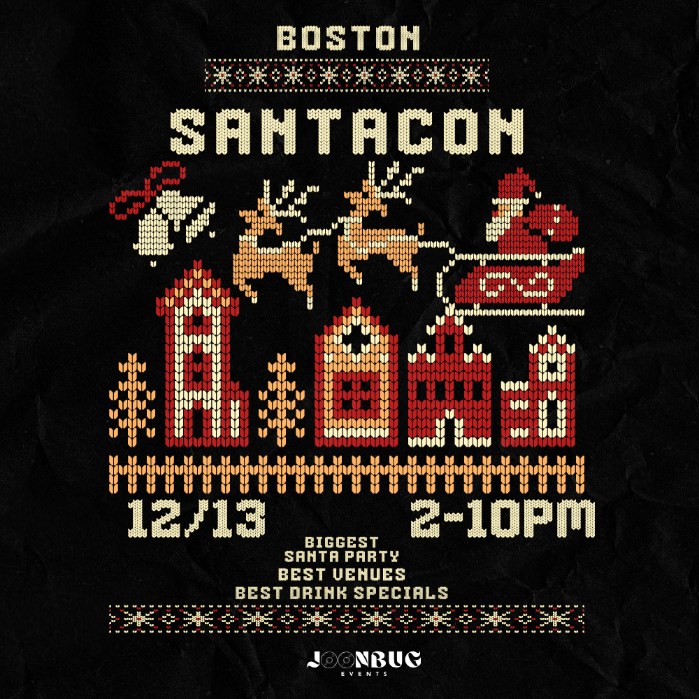 BOSTON FANEUIL HALL SANTACON BAR CRAWL 12/13