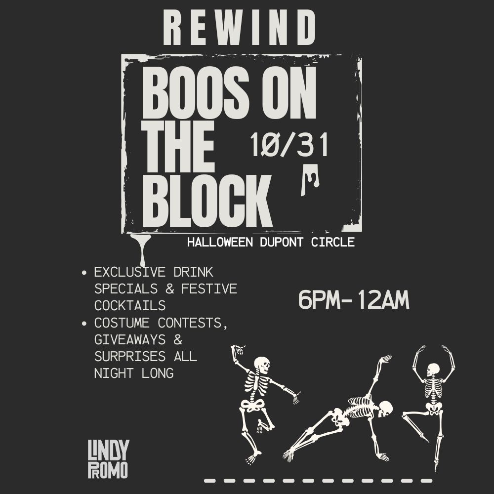 DC Halloween Rewind Fright Night Party 10/31