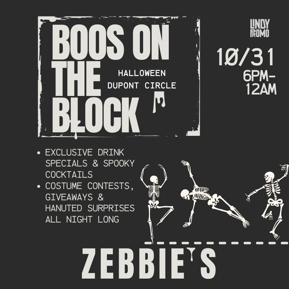 DC Zebbie's Official Halloween Party 10/31