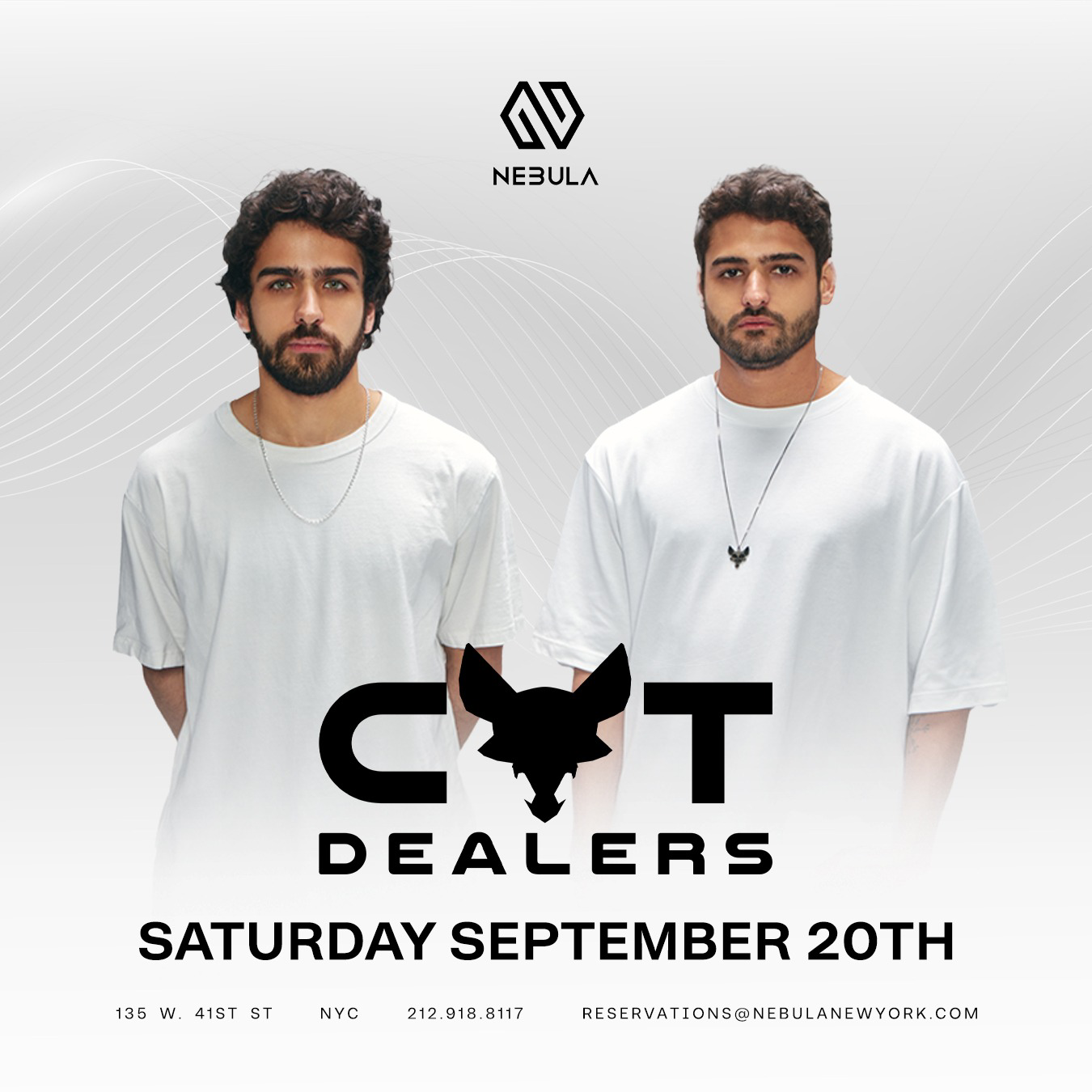 Nebula Saturdays Events Sounds by DJ CAT DEALERS