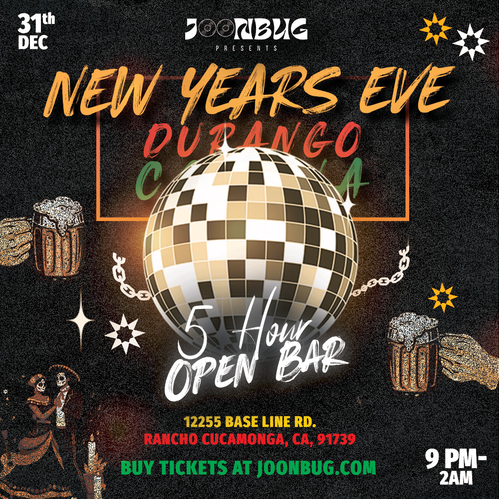 Durango Cocina & Rooftop NYE 26 Party