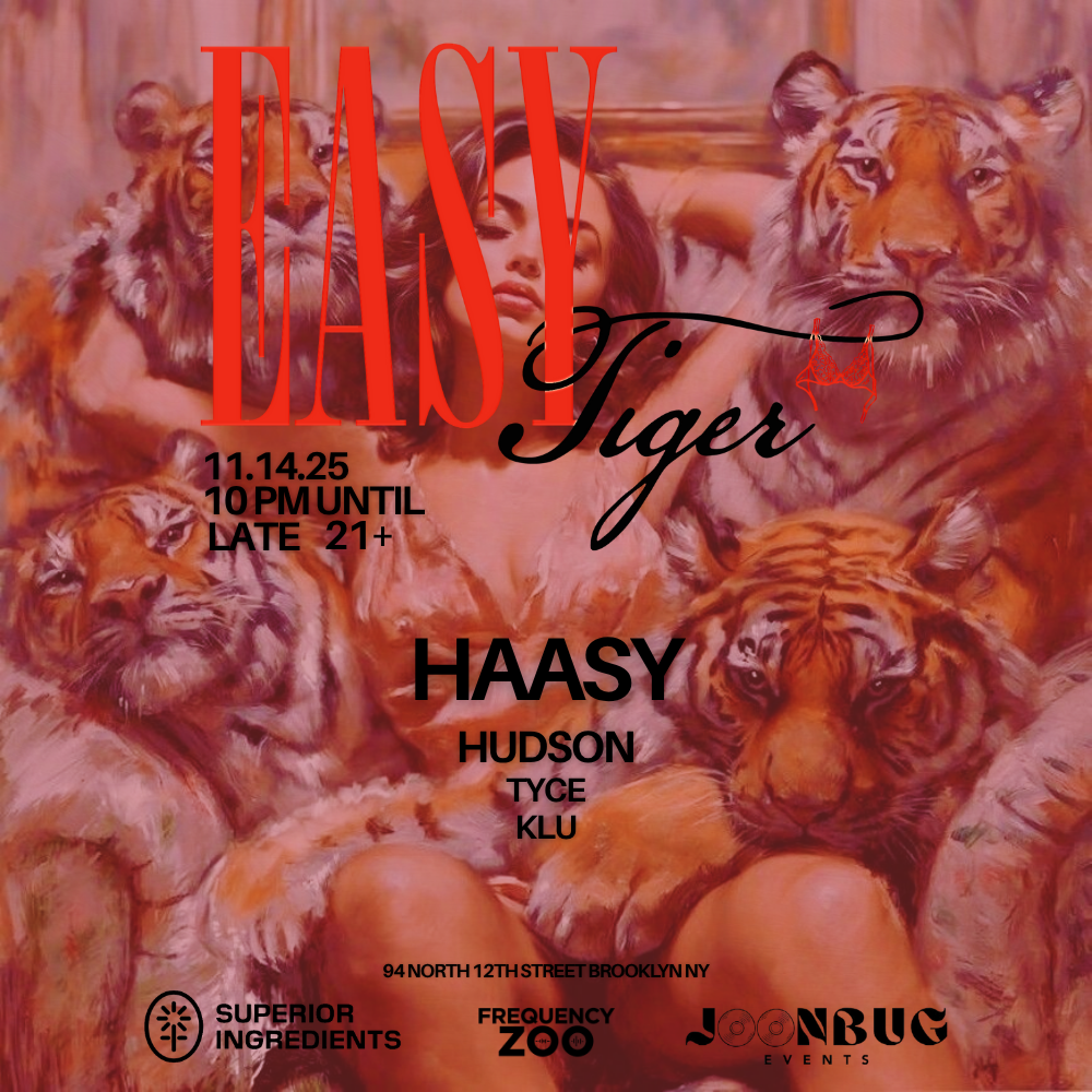 Easy Tiger’s Speakeasy: Frequency Zoo – Friday, November 14