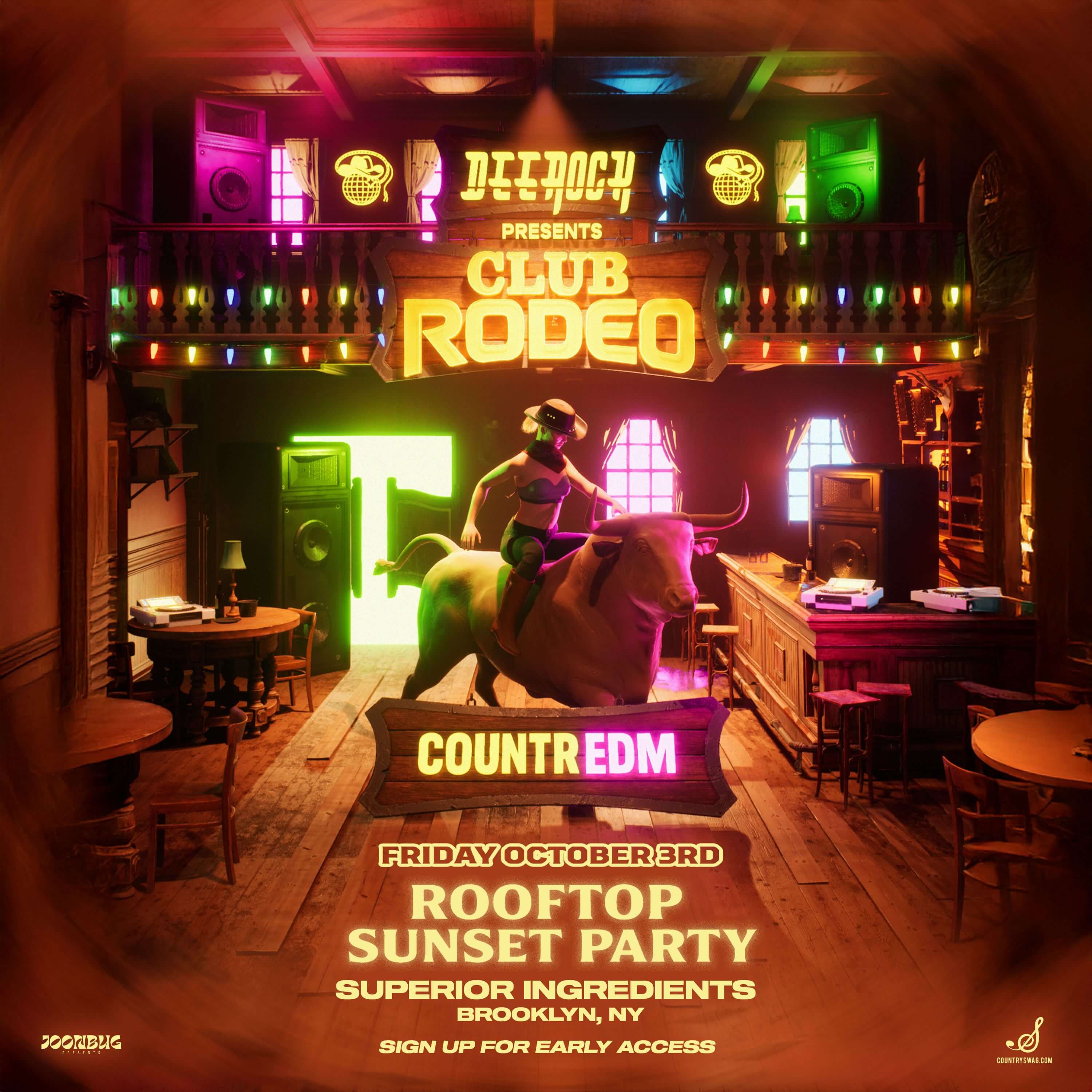 Deerock CountrEDM Sunset Party