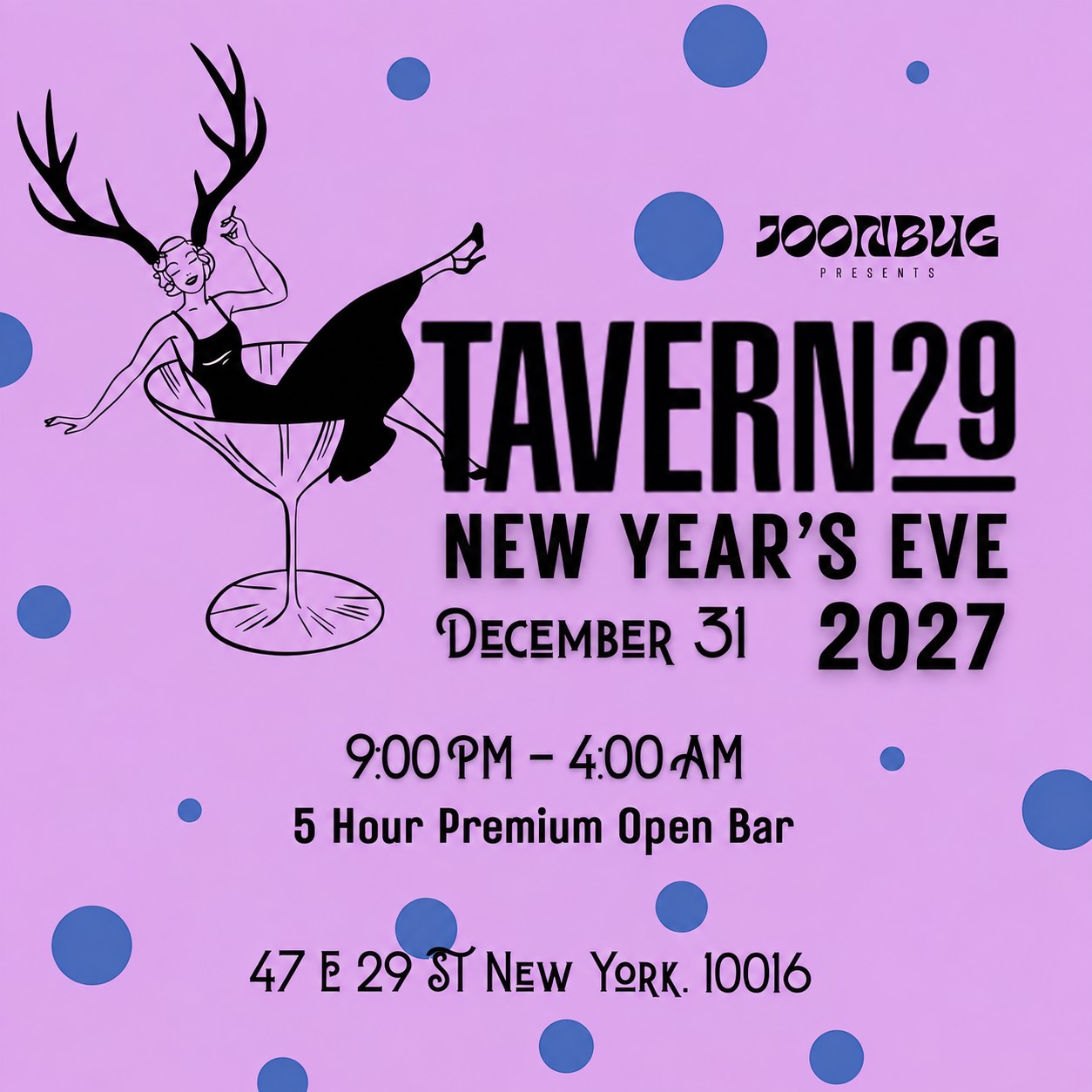 Tavern 29 NYE 27 NYC