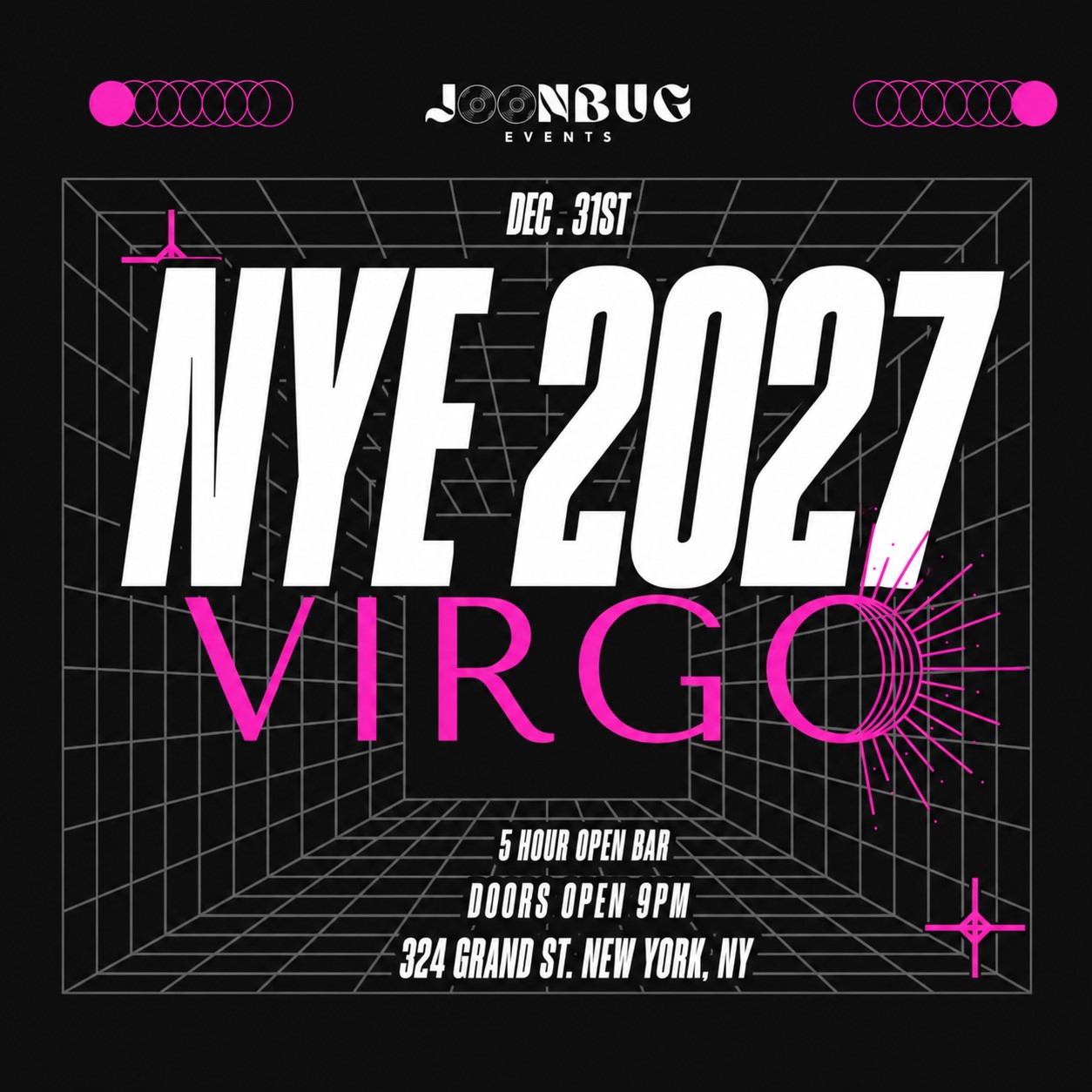 Virgo NYE 27 NYC