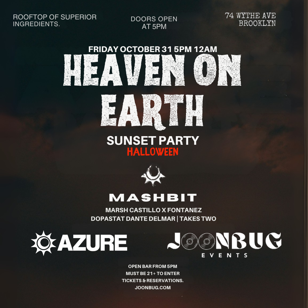 Brooklyn Halloween Superior Ingredients Sunset Party 10-31