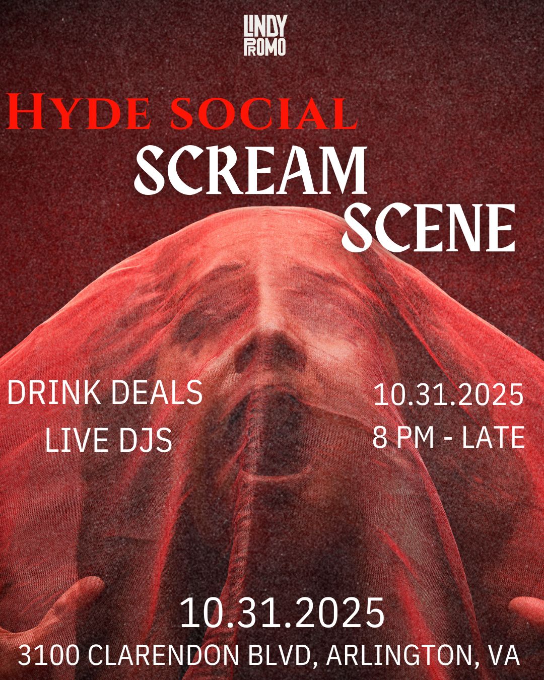 Clarendons Hyde Social Scream Scene Halloween Party