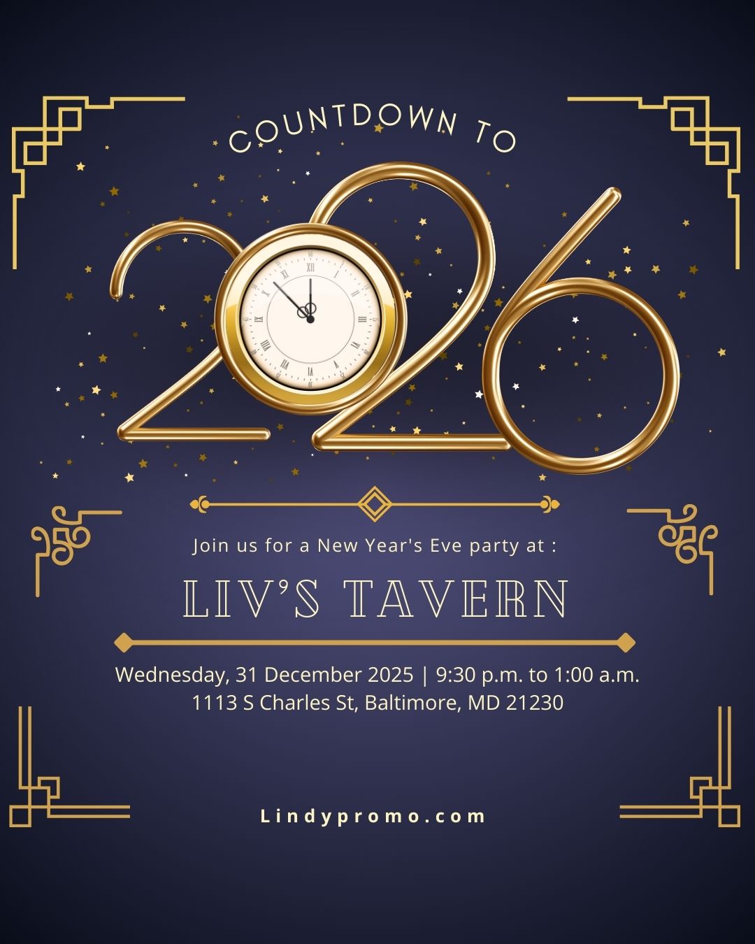Livs tavern NYE26 Federal Hill