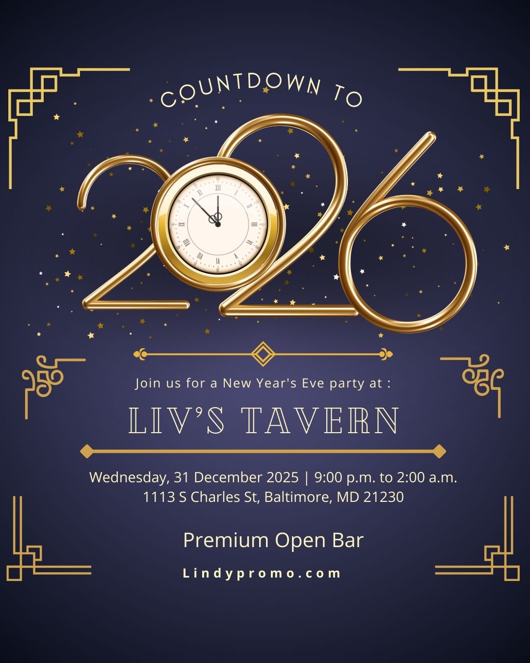 Livs tavern NYE26 Federal Hill