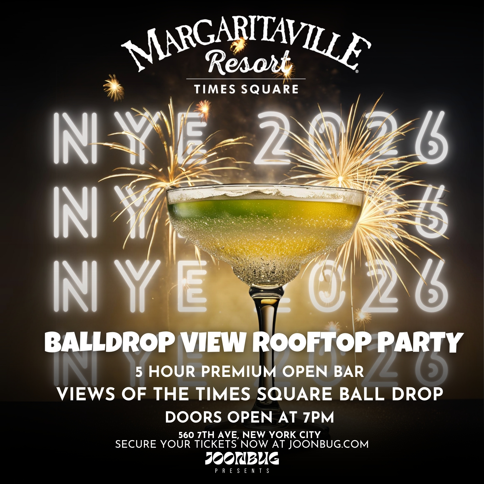 Margaritaville Rooftop Ball Drop View