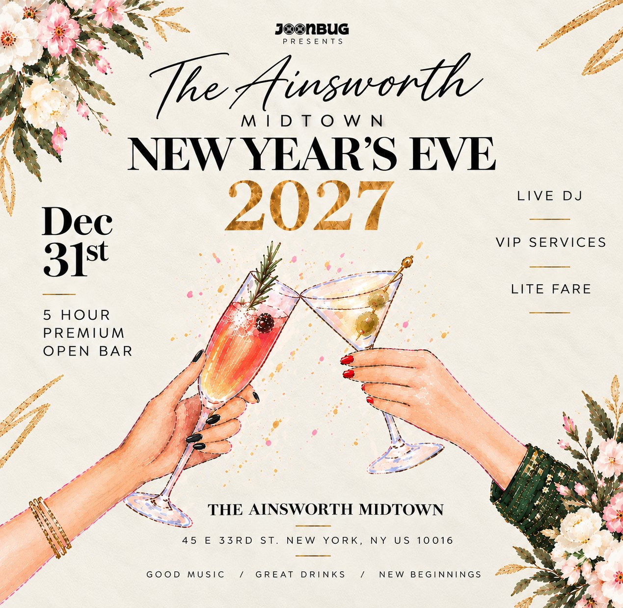 Ainsworth Midtown NYE 27 NYC