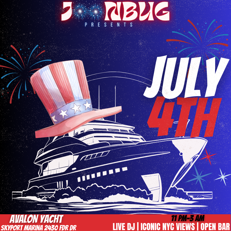 Avalon Yacht July 4th  Midnight Cruise