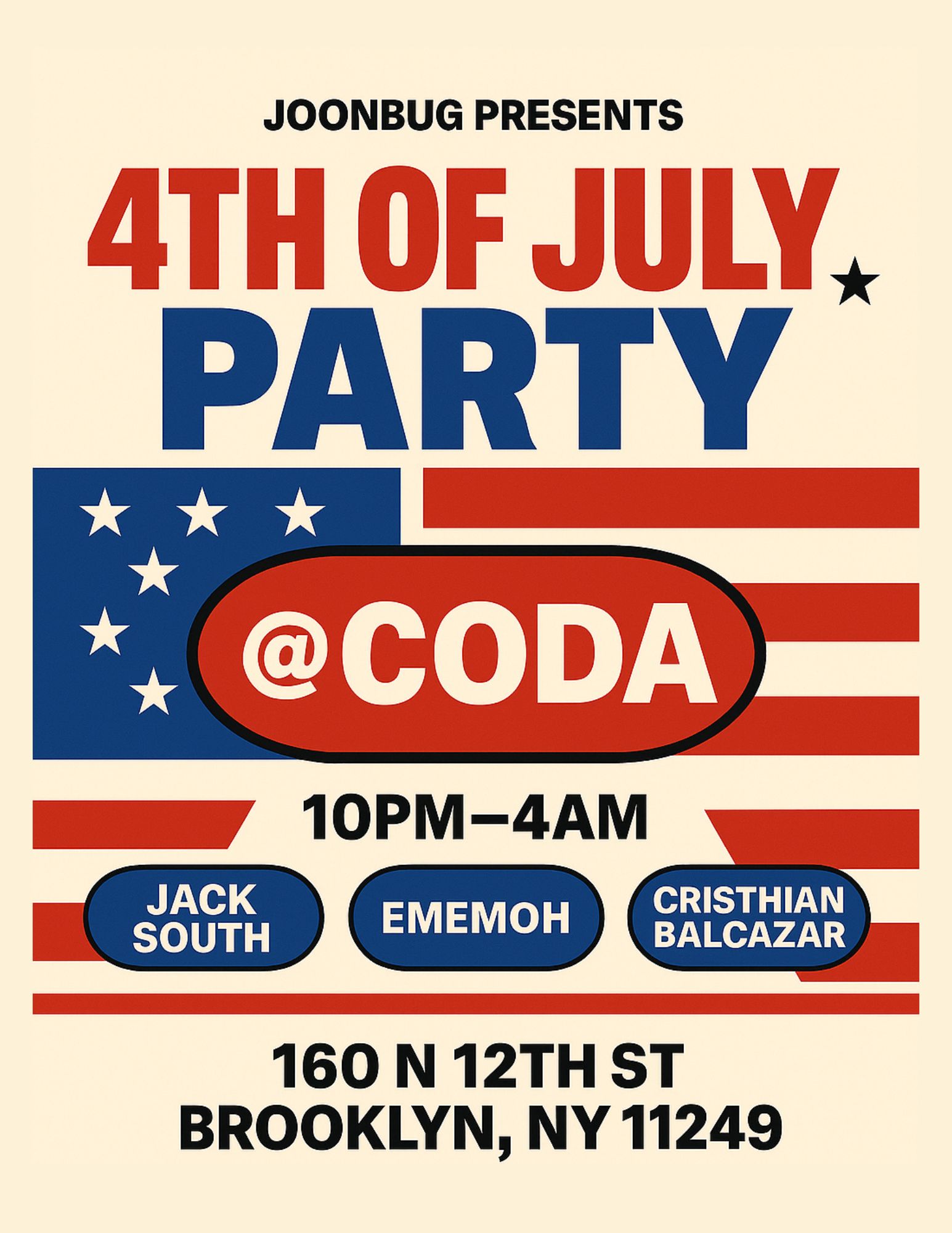 Coda Williamsburg Independence Day After Party