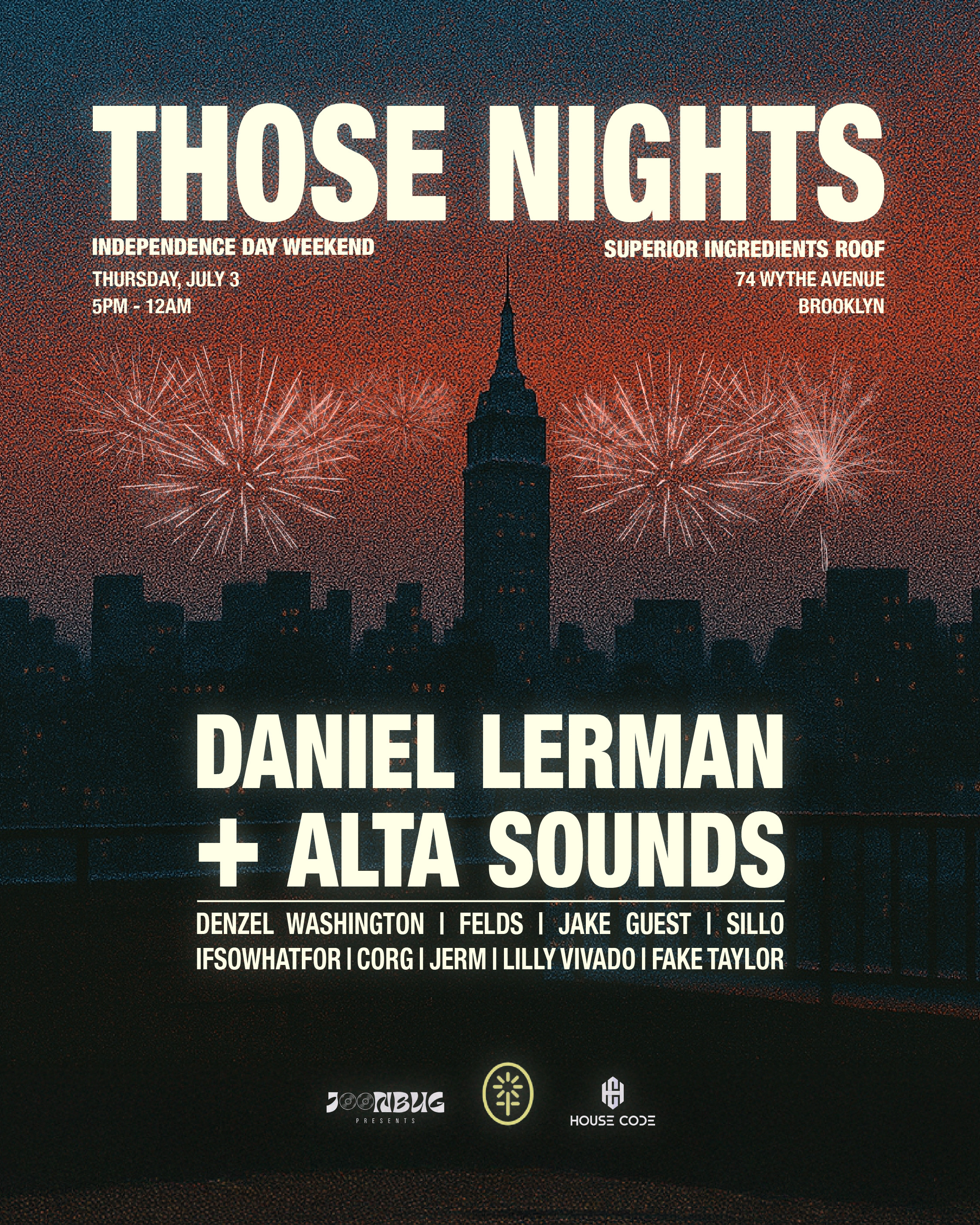 Superior Ingredients Independence Day Rooftop Pre Party