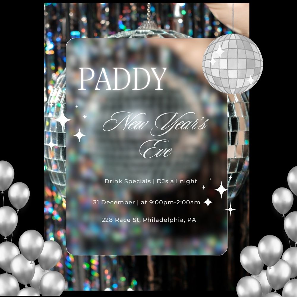 Paddys Big NYE26 Party