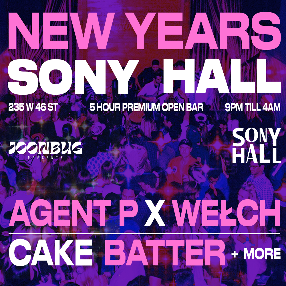Sony Hall NYE 2026 Party