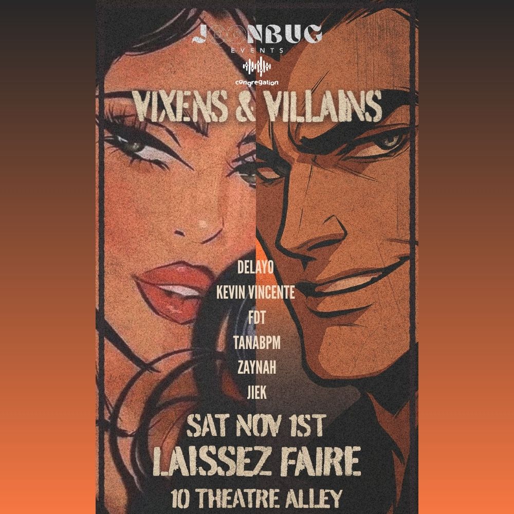 Halloween Party Vixens & Villains at LAISSEZ FAIRE 11/01