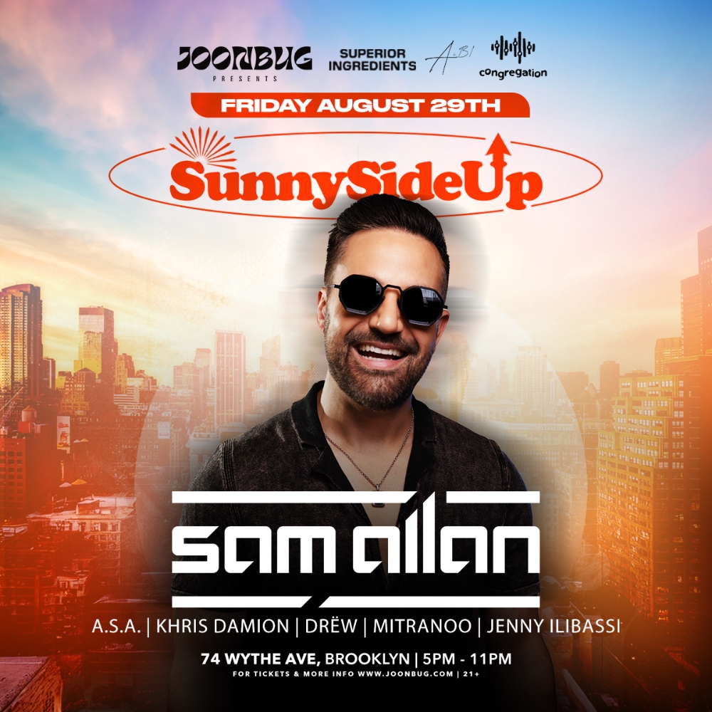 Superior Ingredients Sunny Side Up Day Party DJ Sam Allan