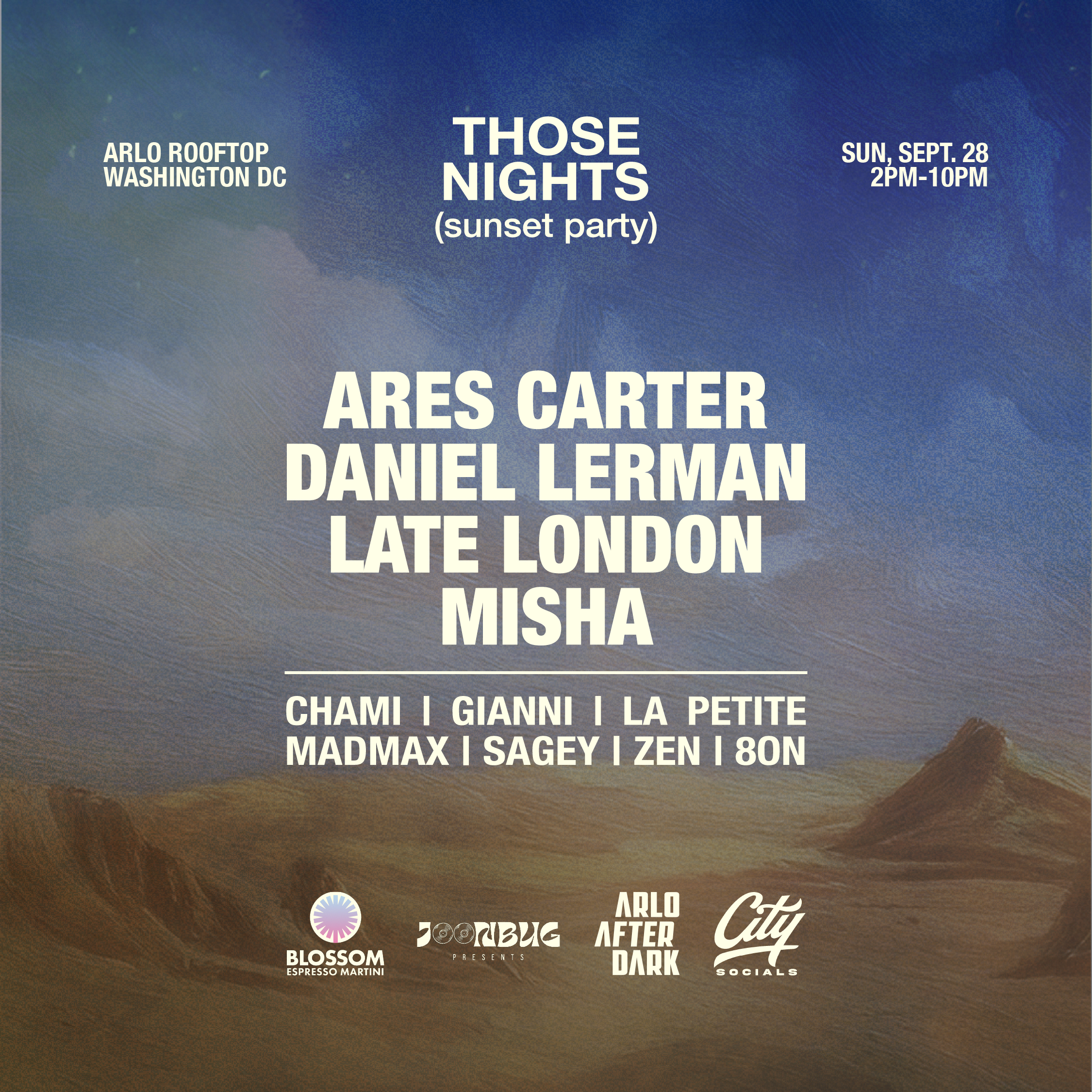 THOSE NIGHTS At Arlo Rooftop