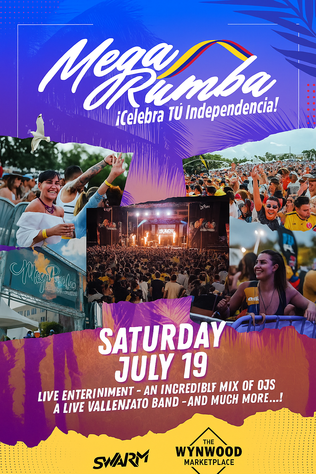 Wynwood Marketplace: MegaRumba Colombian Independence Celebration