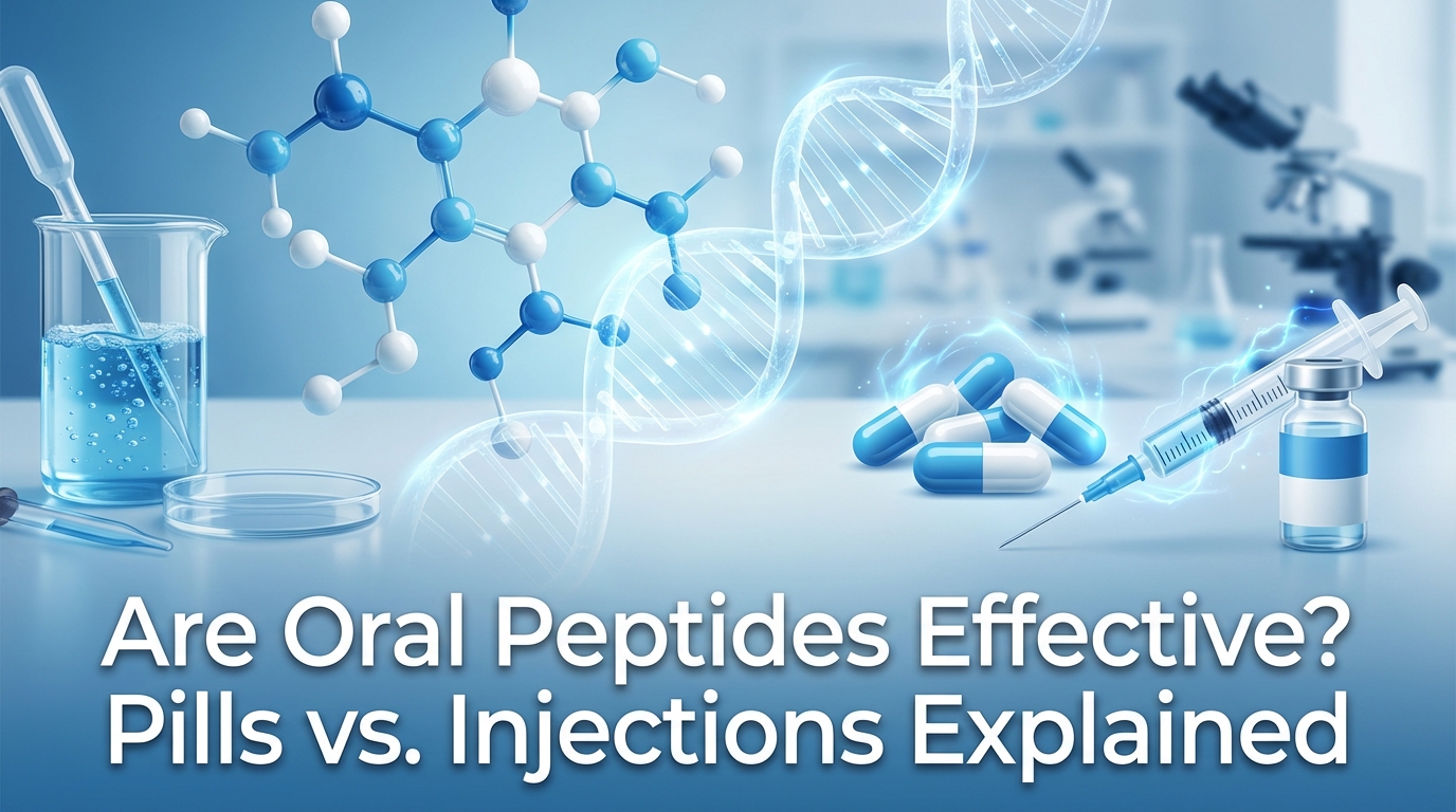 Are Oral Peptides Effective? Pills vs. Injections Explained