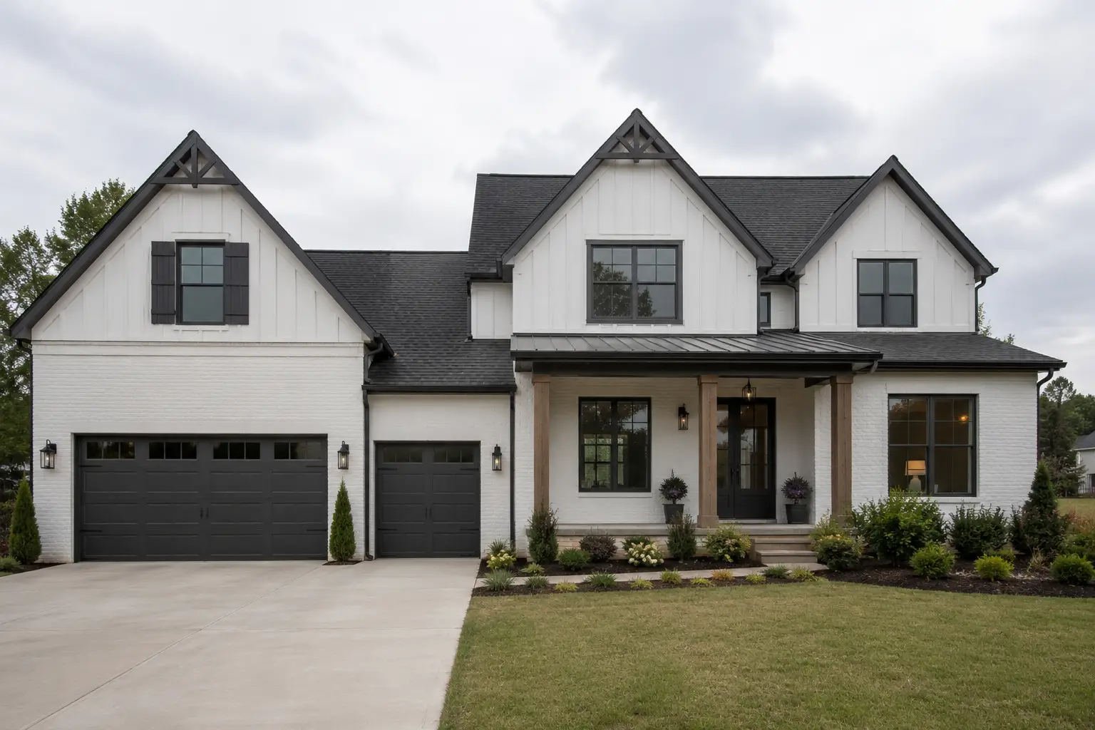 Daytime exterior house photo before editing