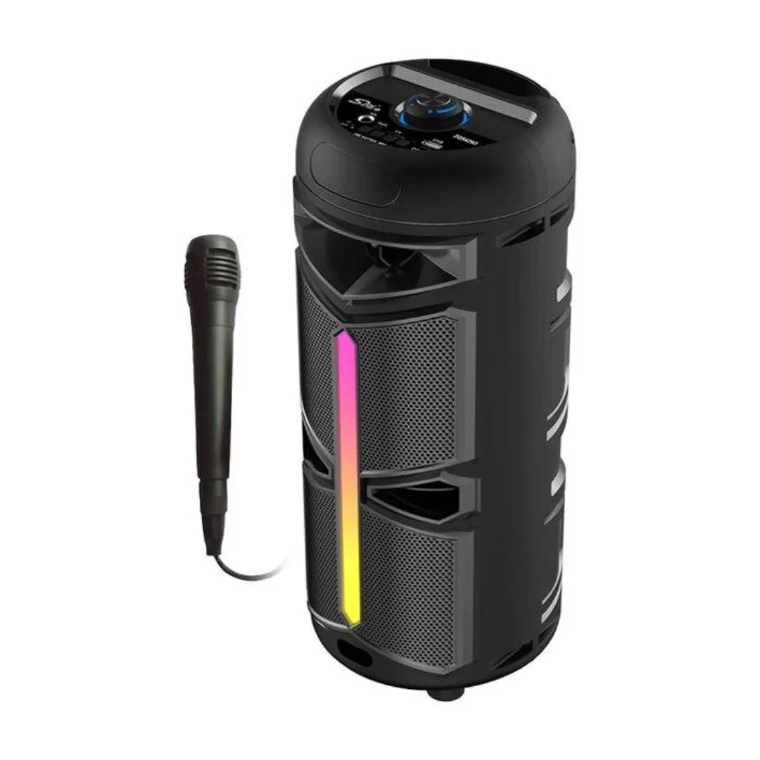 SING-E ZQS-4293 Bluetooth Multimedia Speaker with Microphone & RGB LED – Black