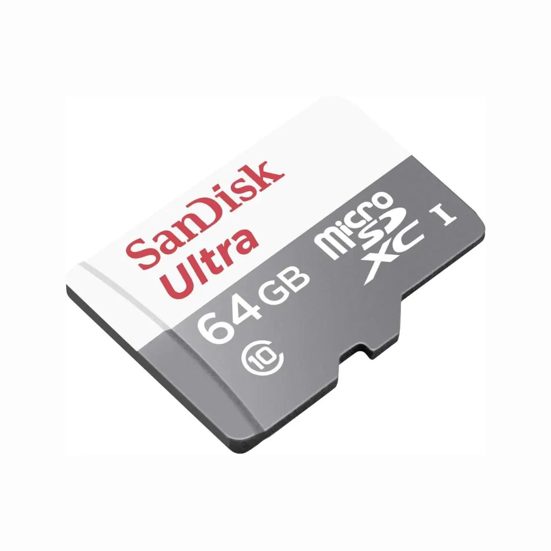 SanDisk Ultra 64GB microSDXC UHS-I Card 100MB/s Class 10 Full HD