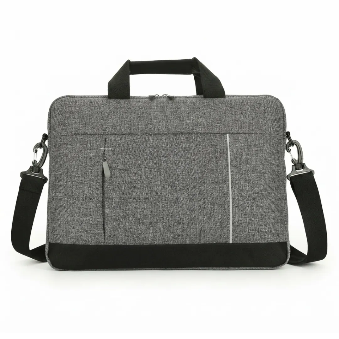 ECLIPS HK109893 15.6" Laptop Bag with Organizer Compartments – Grey