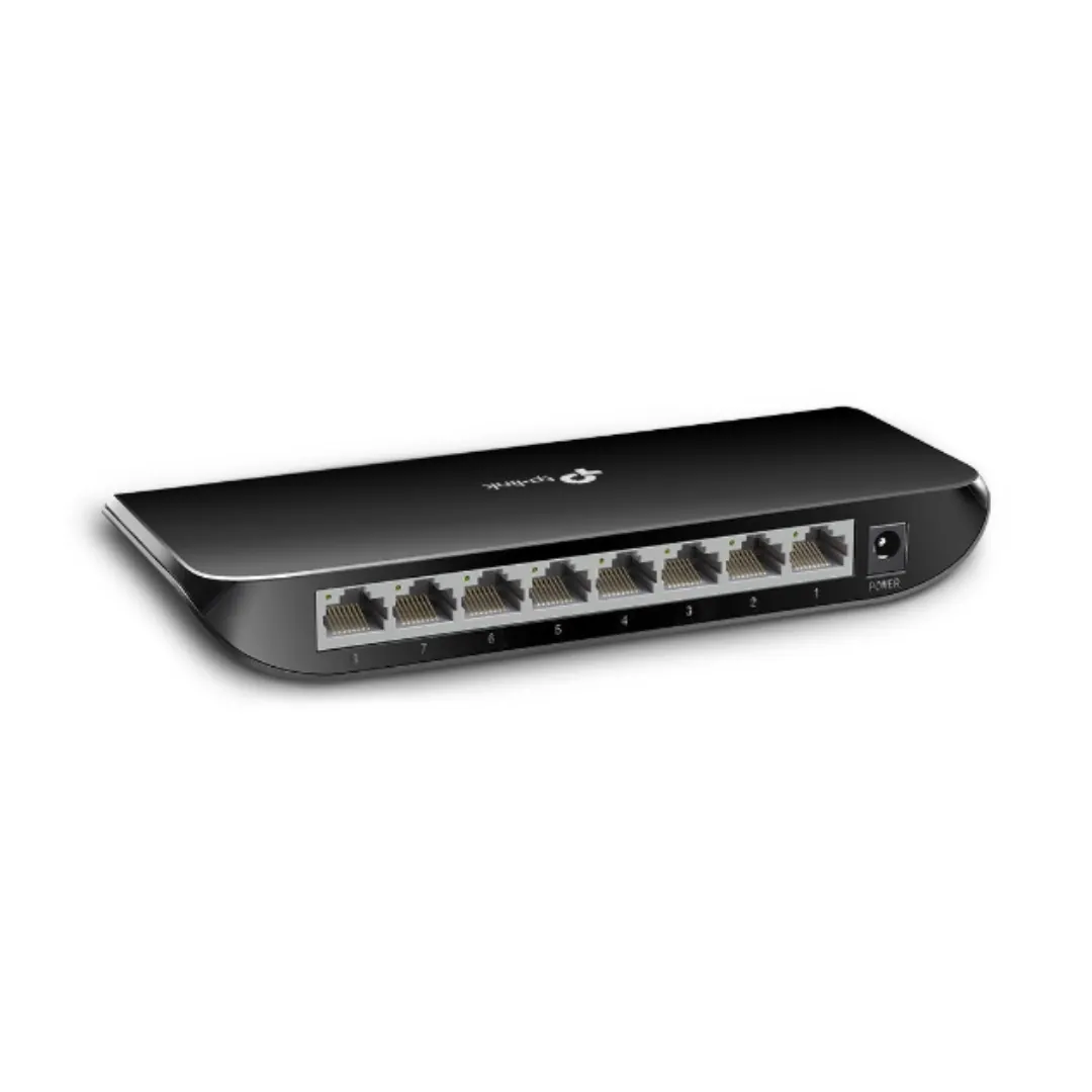 TP-Link TL-SG1008D 8-Port Gigabit Unmanaged Desktop Switch – Black