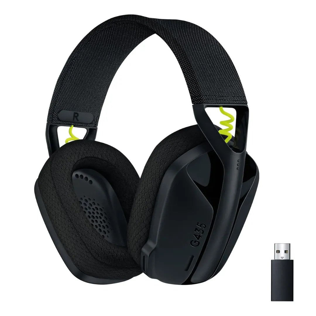 Logitech G435 LIGHTSPEED & Bluetooth Wireless Gaming Headset – Black