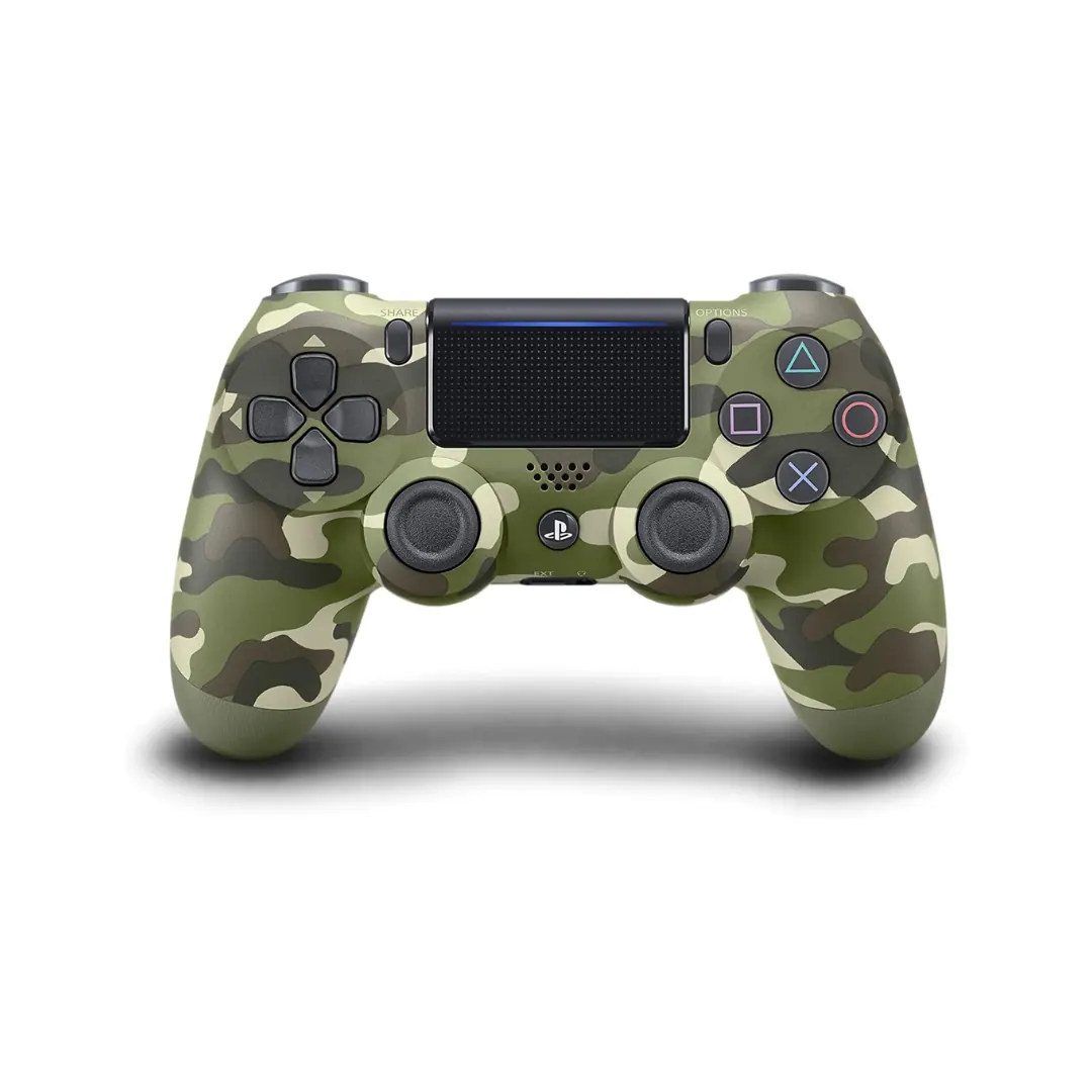 Generic PS4 DualShock 4-Style Wireless Controller – Green Camo - تجاري