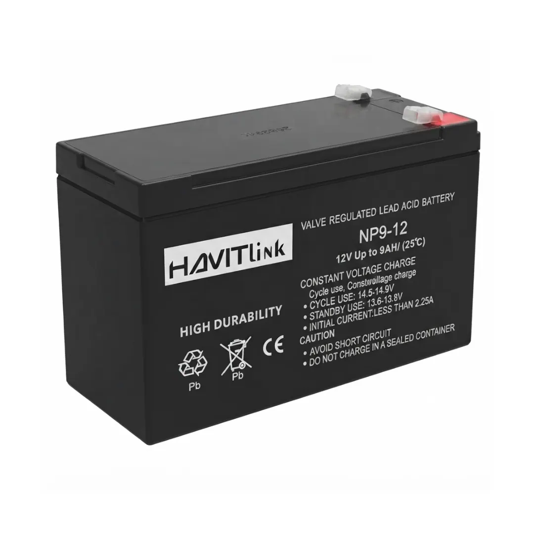 HAVITlink NP9-12 12V 9Ah VRLA Sealed Lead-Acid Battery for UPS