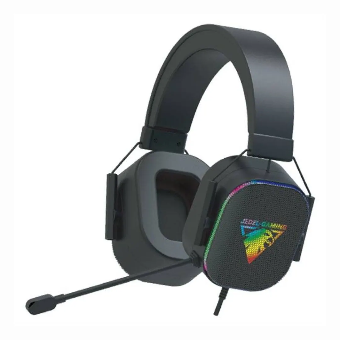 Jedel GH-560 USB 7.1 RGB Wired Gaming Headset 50mm - Black