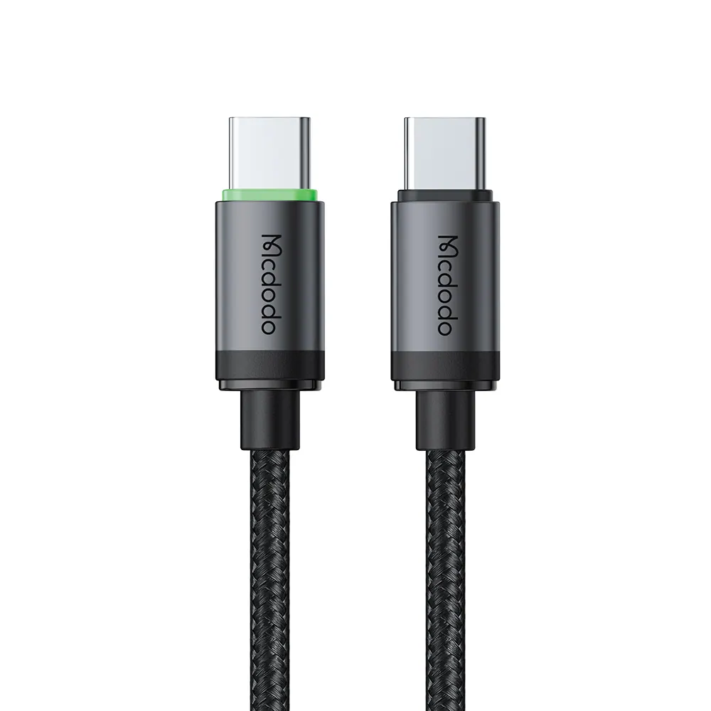 MCDODO CA-441 60W USB-C to USB-C Cable with Charging Light 1M – Black