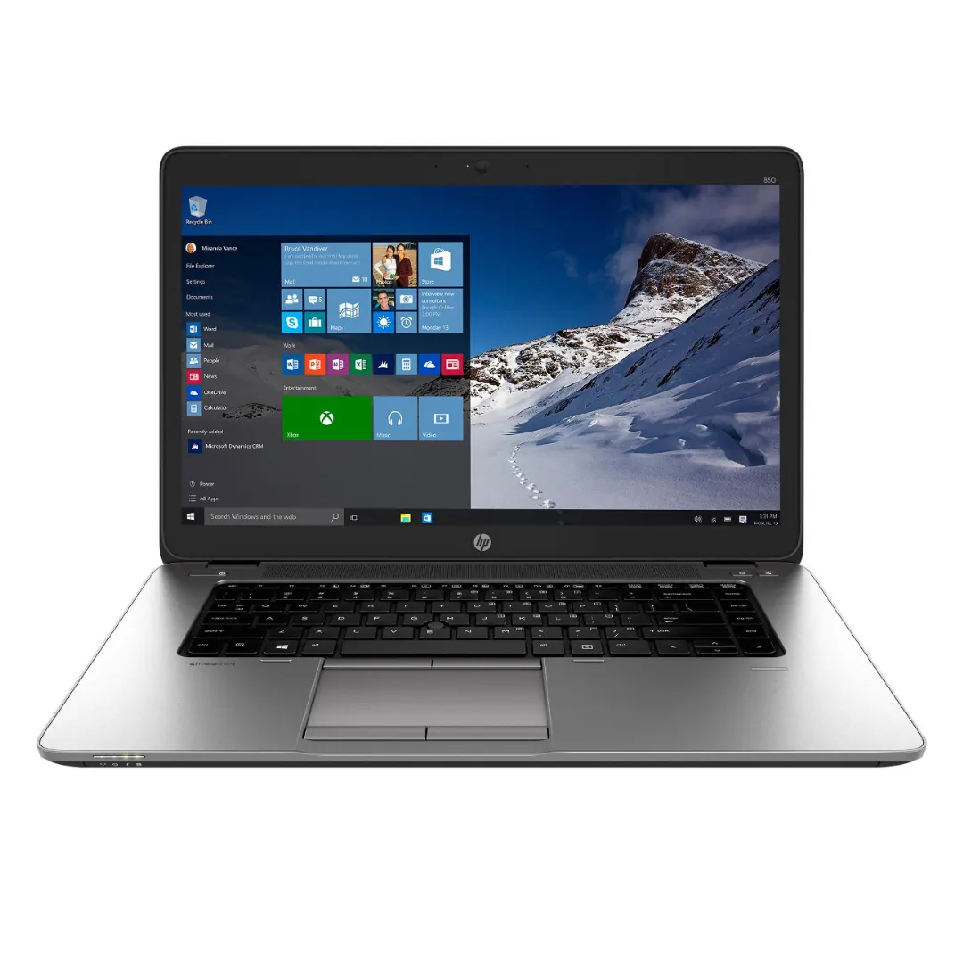 HP EliteBook 850 G2 Intel Core i7-5600U 5th Gen 8GB RAM 240GB SSD Intel HD Graphics 5500 15.6" Business Laptop - USED