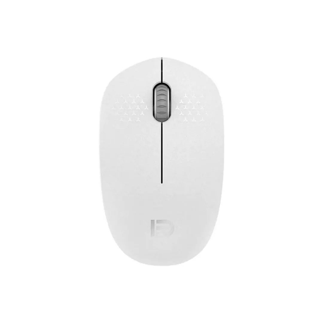Fude i210 Silent 2.4GHz Wireless Optical Mouse - White
