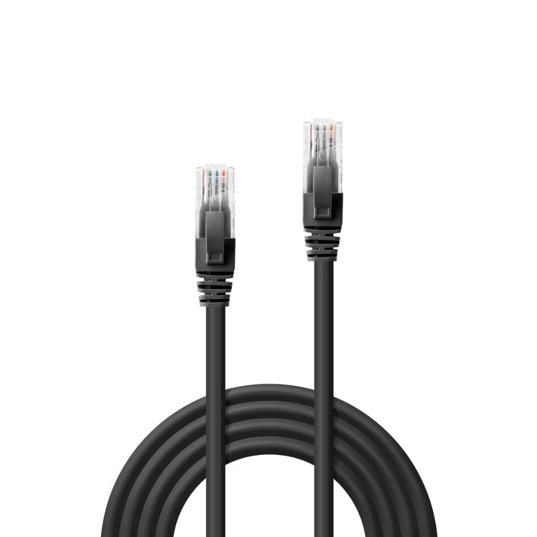 Cat6 RJ45 Ethernet Network Cable 1m– Black
