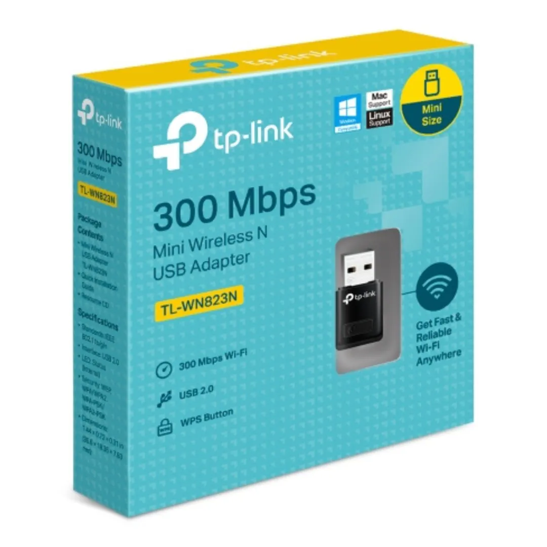 TP-Link TL-WN823N 300Mbps Mini Wireless N USB Adapter