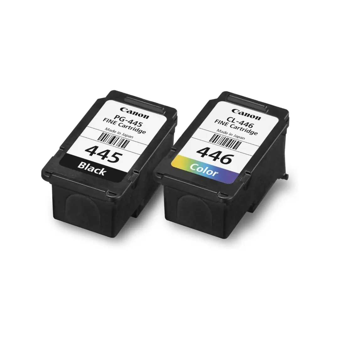 Canon PG-445 Black & CL-446 Color Ink Cartridge Combo Pack