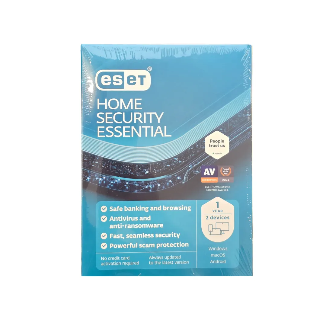 ESET Home Security Essential 1 Year 2 Devices - Windows macOS Android