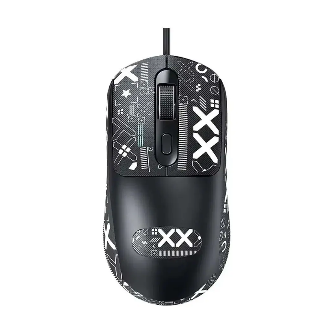 T-WOLF G580 Wired Mouse With Grip Tape 2400DPI
