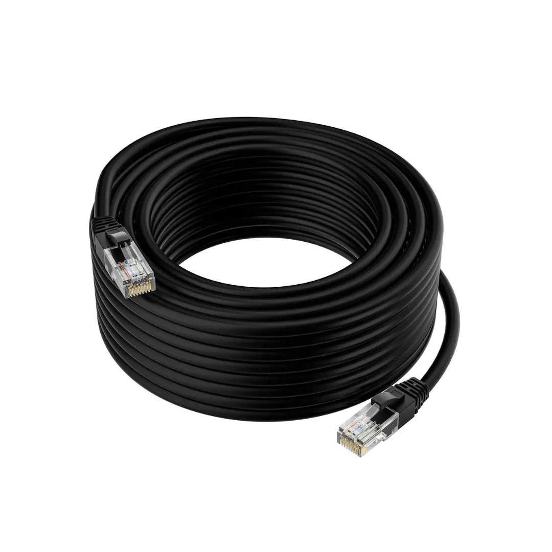 SHAHEEN Cat6 UTP RJ45 Ethernet Network Cable Set 30m + 1m – Black
