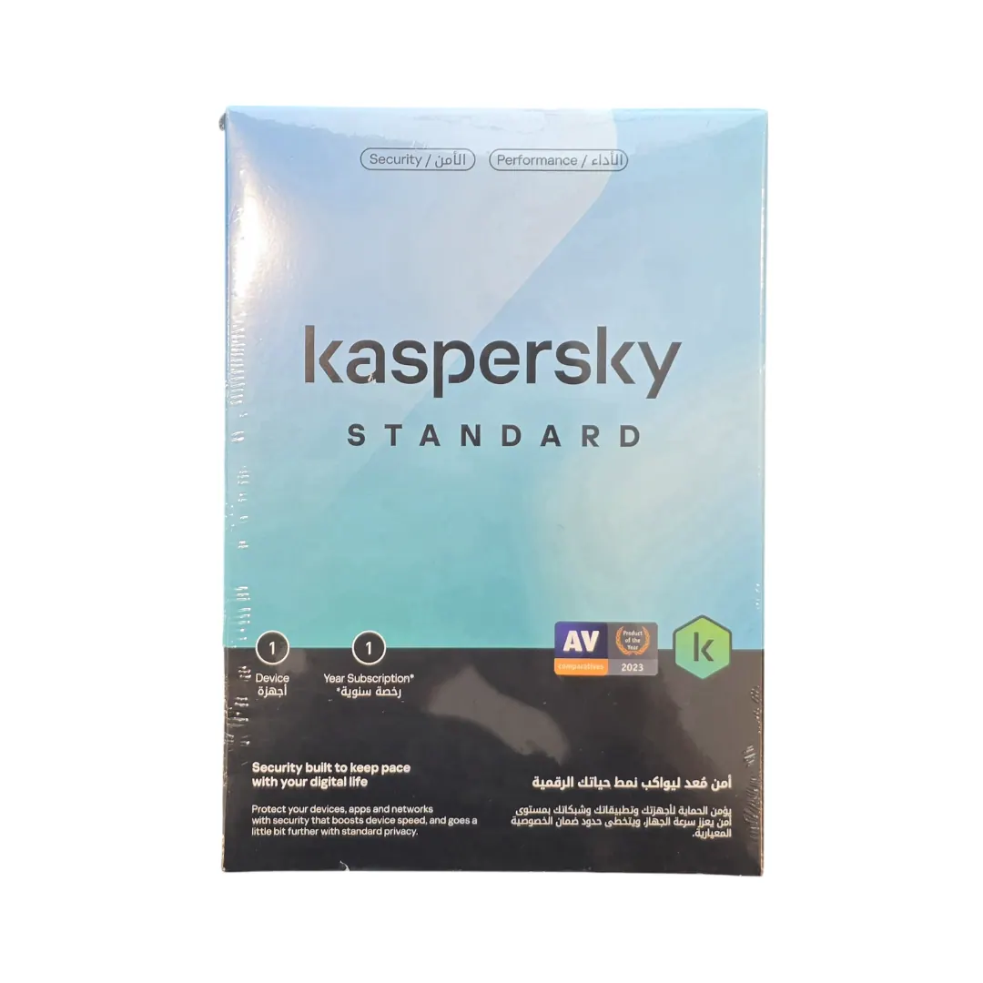 Kaspersky Standard Antivirus 1 Device 1 Year Subscription – Security & Performance Protection