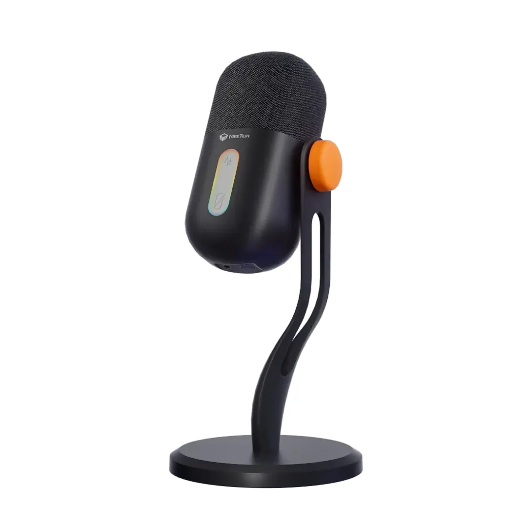 Meetion MT-MC16 USB-C Cardioid Condenser Gaming Microphone with Touch Mute & Noise Reduction - Black #